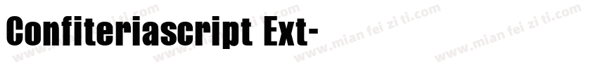 Confiteriascript Ext字体转换